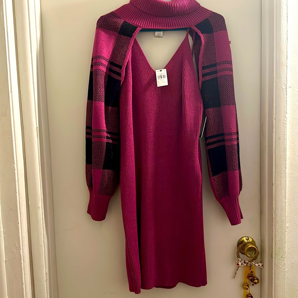 2 piece sweater dress